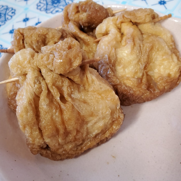 餅巾着の すき焼き煮☆